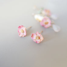 Load image into Gallery viewer, 小兔與虞美人耳環
