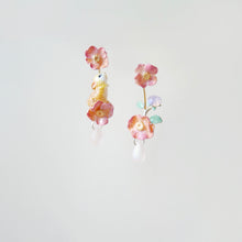 Load image into Gallery viewer, 小兔與虞美人耳環
