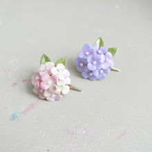 Load image into Gallery viewer, 繡球花馬尾扣
